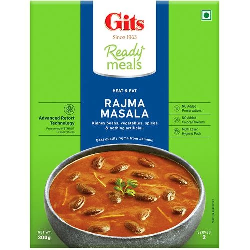 Gits Ready To Eat - Rajma Masala, 300 g Carton-1.webp